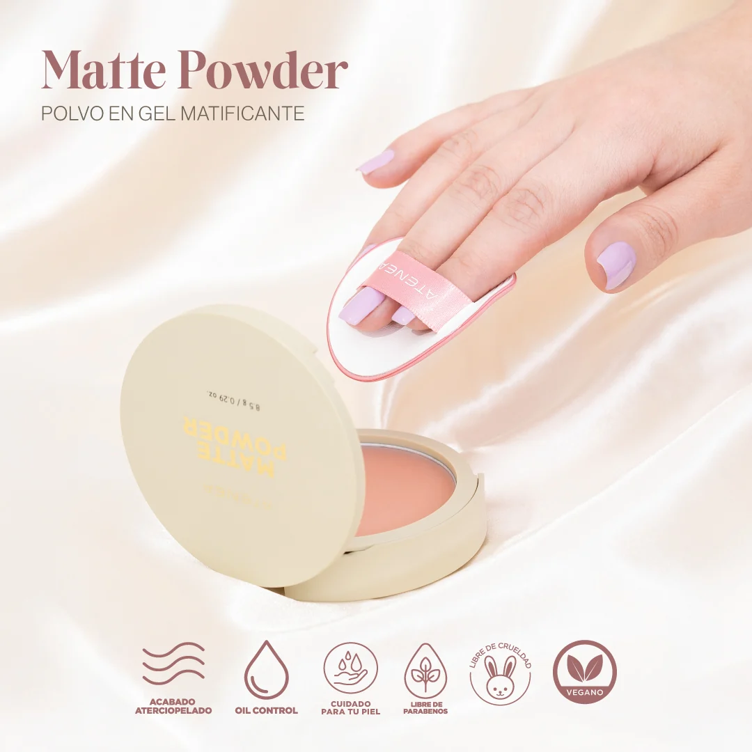 Polvo Matificador en Gel Atenea